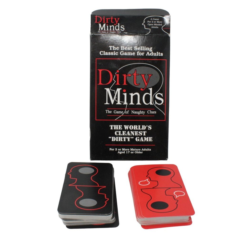 Dirty Minds The Game Of Naughty Clues Travel Card Game OPENED BOX - Picture 2 of 3